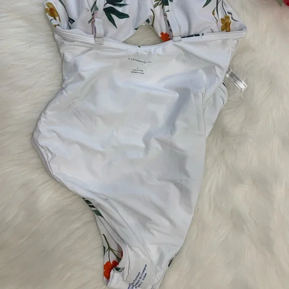 Anthropologie floral cut out one piece swimsuit - Picture 11 of 15